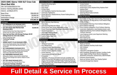 2025 GMC Sierra 1500 SLT