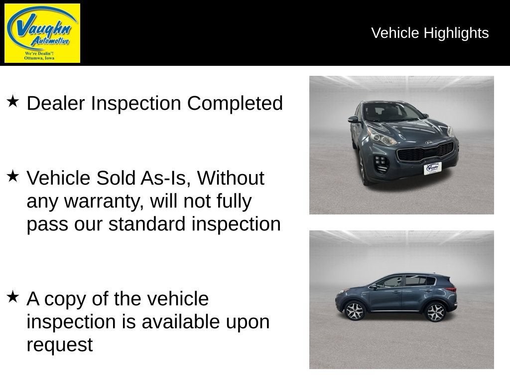 2017 Kia Sportage SX Turbo