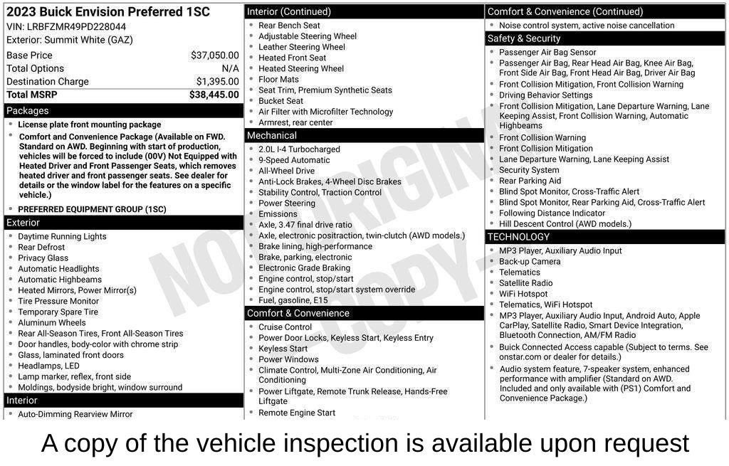 2023 Buick Envision Preferred