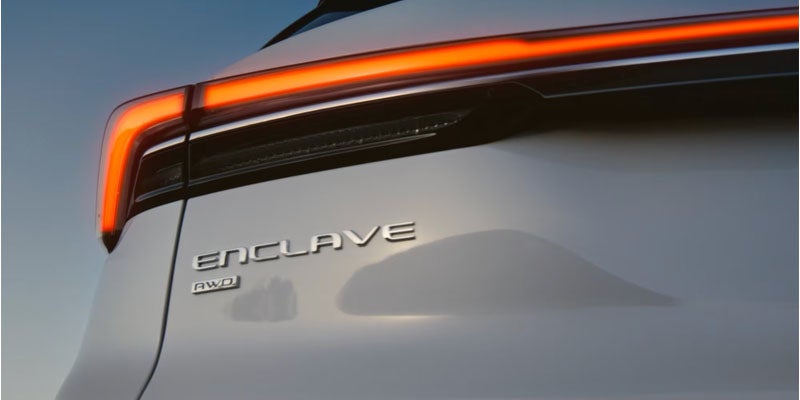 2026 Buick Enclave LED back light