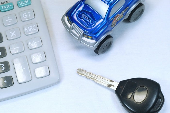 GMC financing materials on a desk