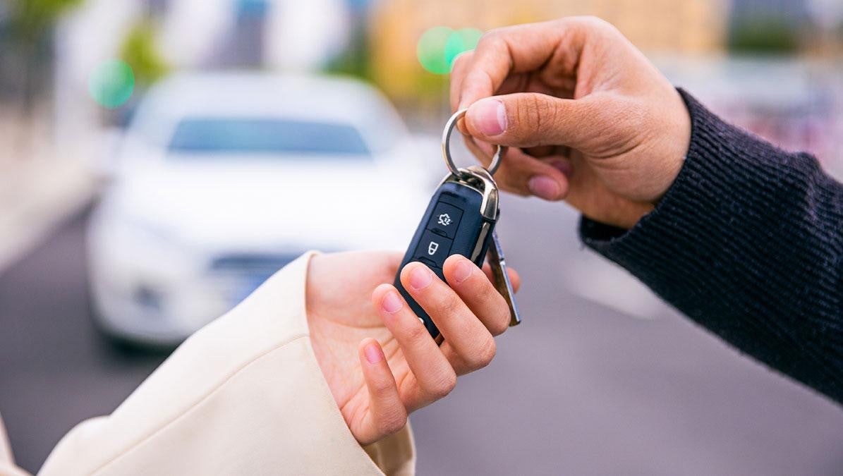 Handing Car Keys Over